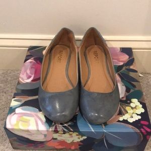 Gray Ballet Flats